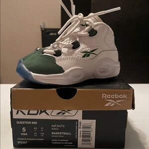 Reebok Kids Sneakers - White and Green